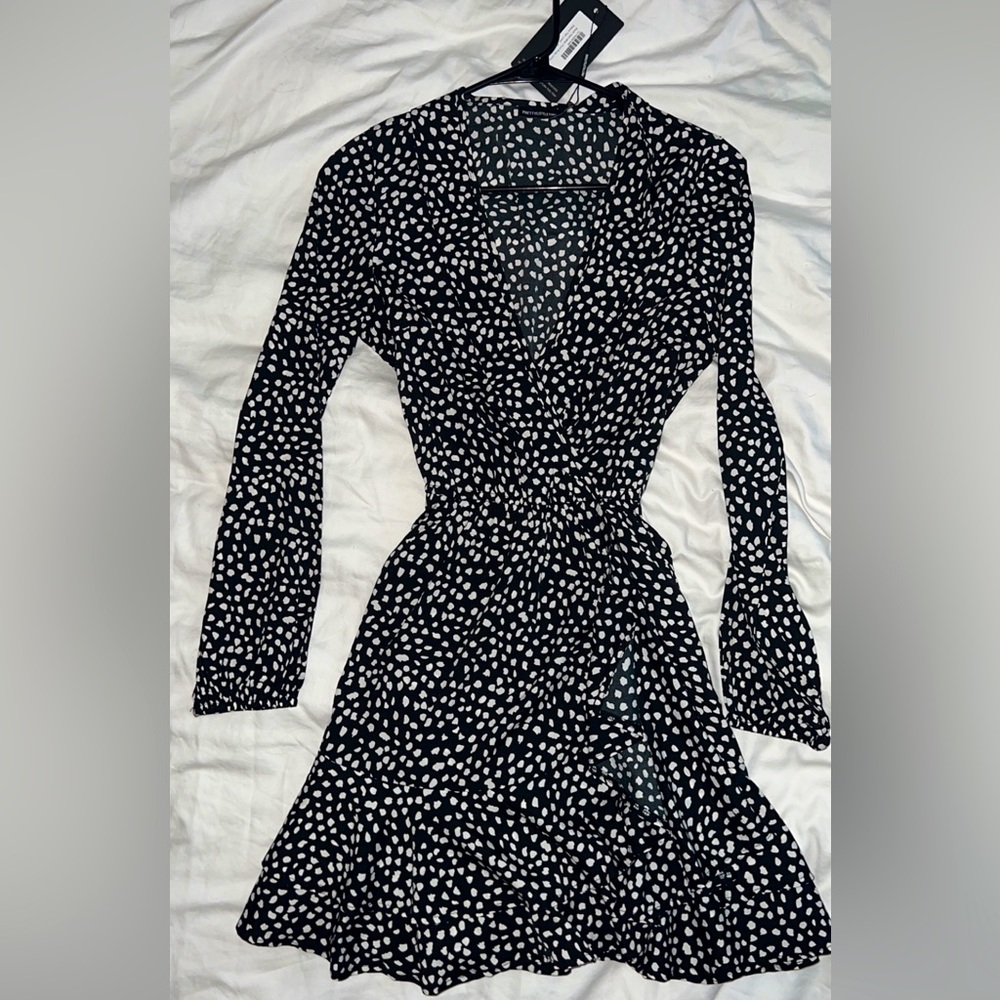 Polka dot mini dress